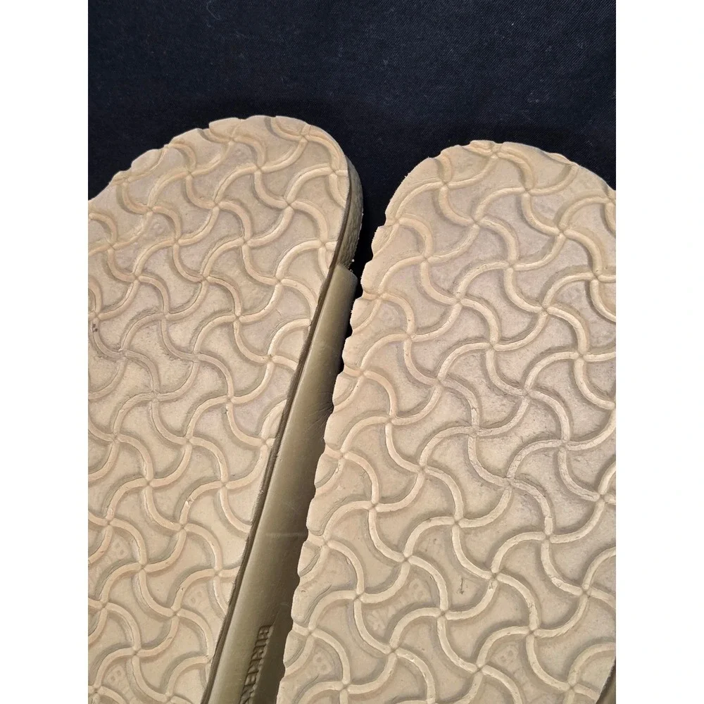 Birkenstock Arizona Birko Flor‎ Sandals Gold Metallic Unisex Size 42 EU 9 US Men